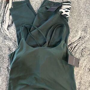 Fabletics Strappy Tank and Leggings Set